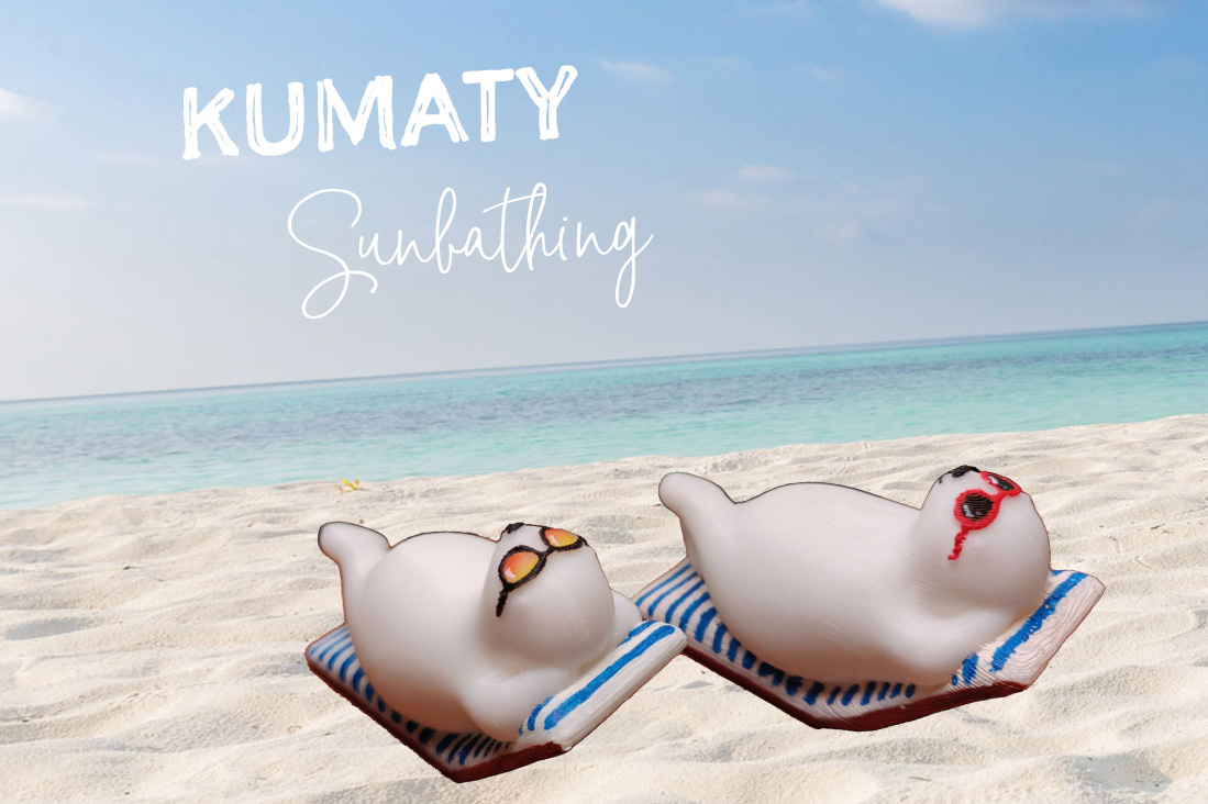 KUMATY: Sunbathing Polar Bear