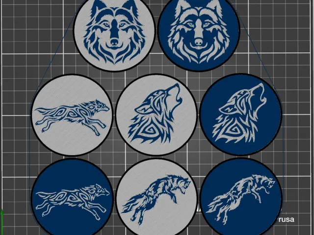 Wolf Coasters