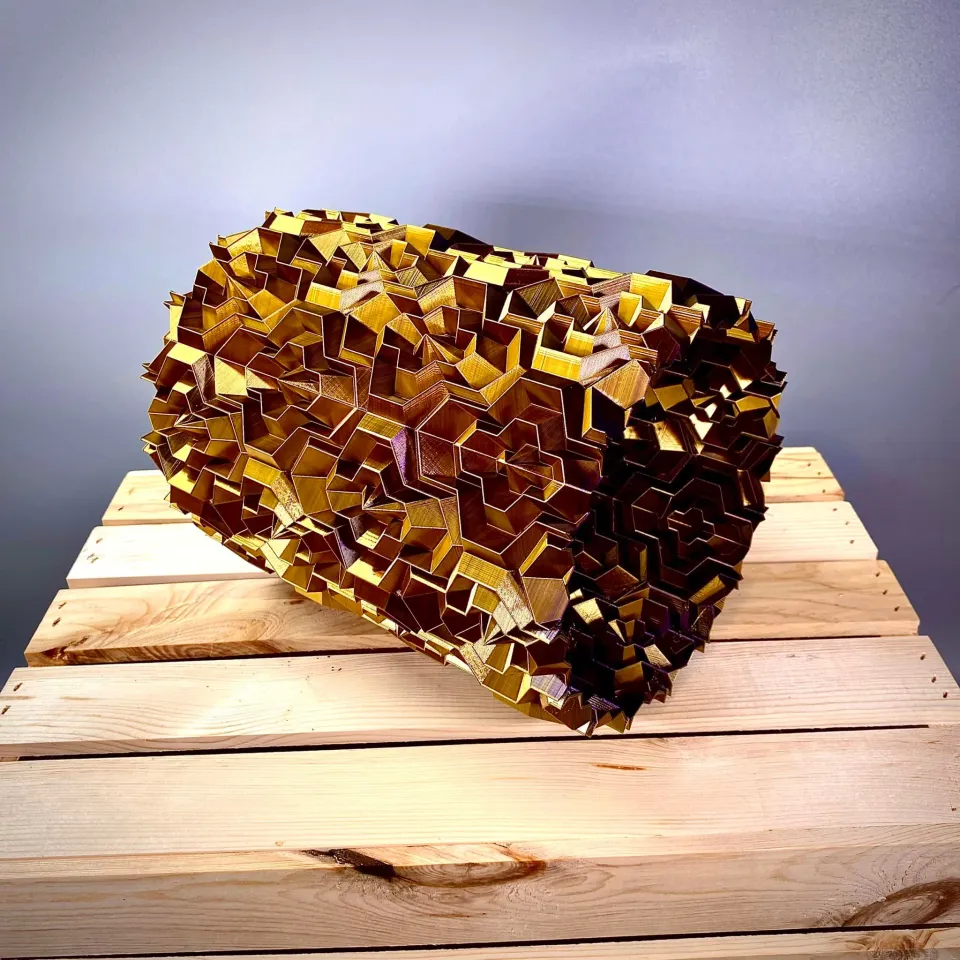 Tetrahex Ripple Vase – 3. kép