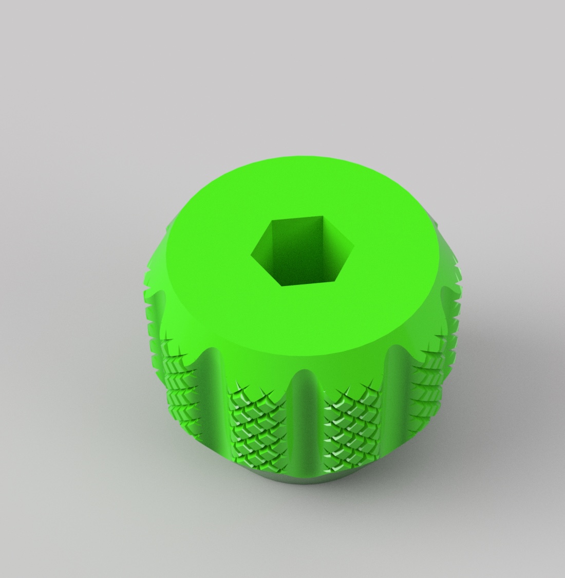 Belt Tensioner Knob M4 & M5 Nut by Download free STL model