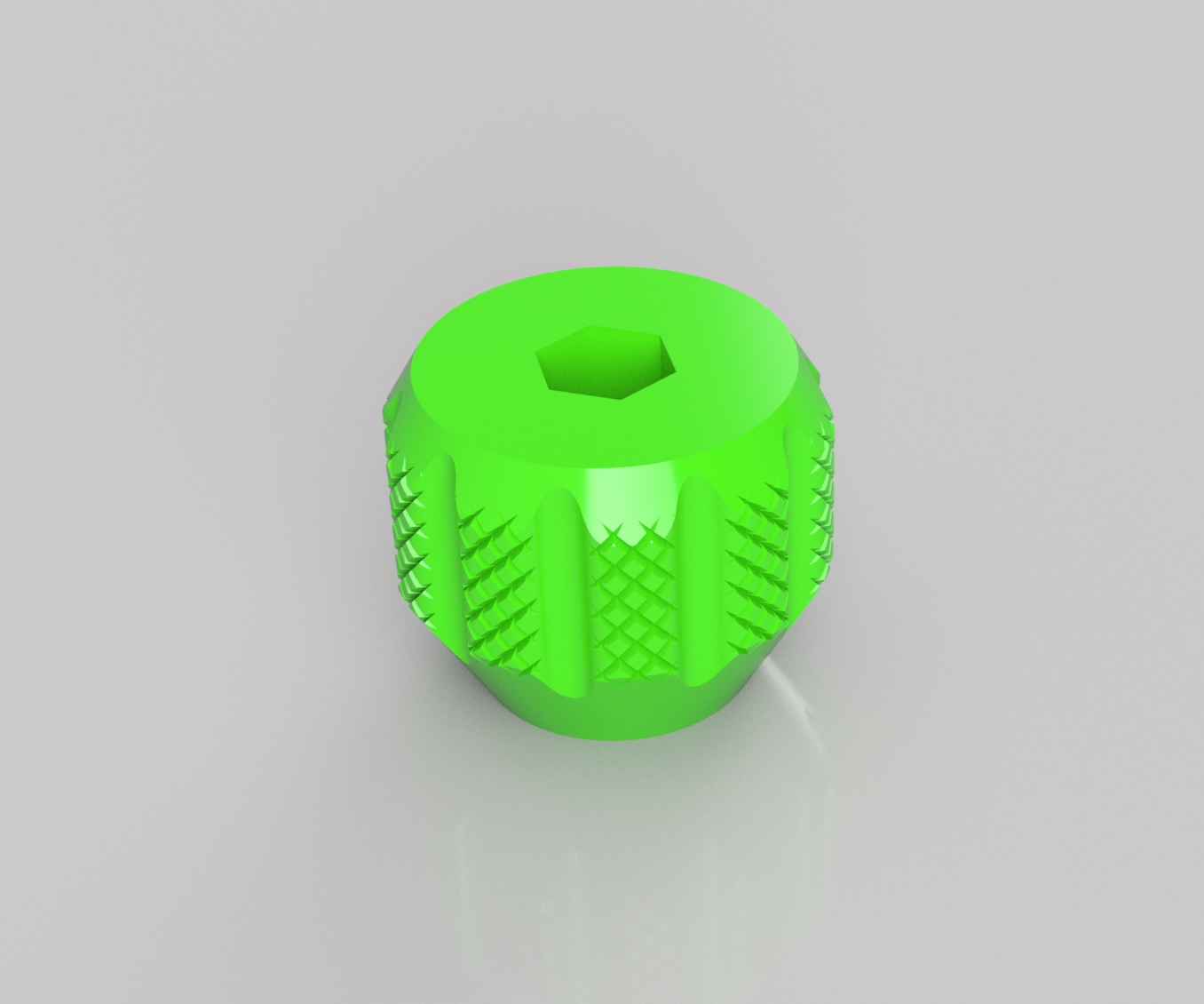 Belt Tensioner Knob M4 & M5 Nut by Download free STL model