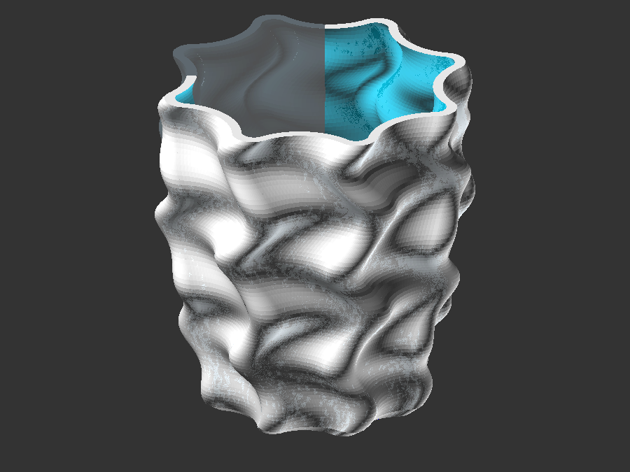 Ripple Wave Vase