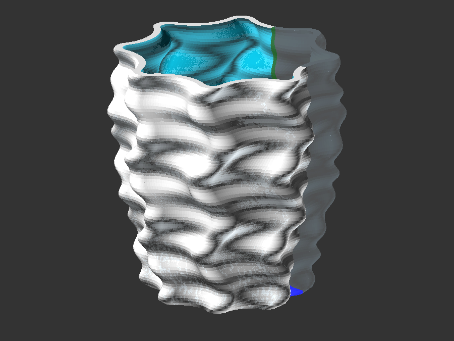 Miniatura 3 do modelo 3D Ripple Wave Vase