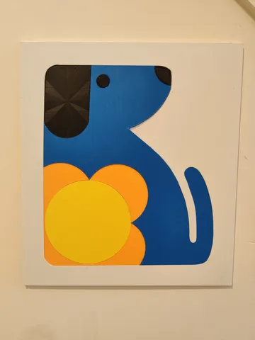 Wall Art  - Dog.  Orla Kiely