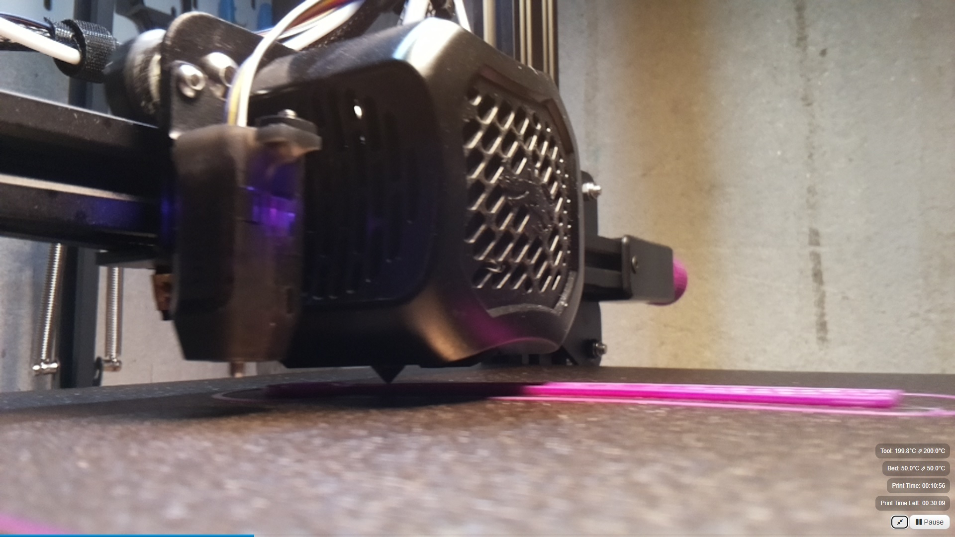 Flexible Pi Camera mount for Ender 3 v2 with CRtouch by Anders