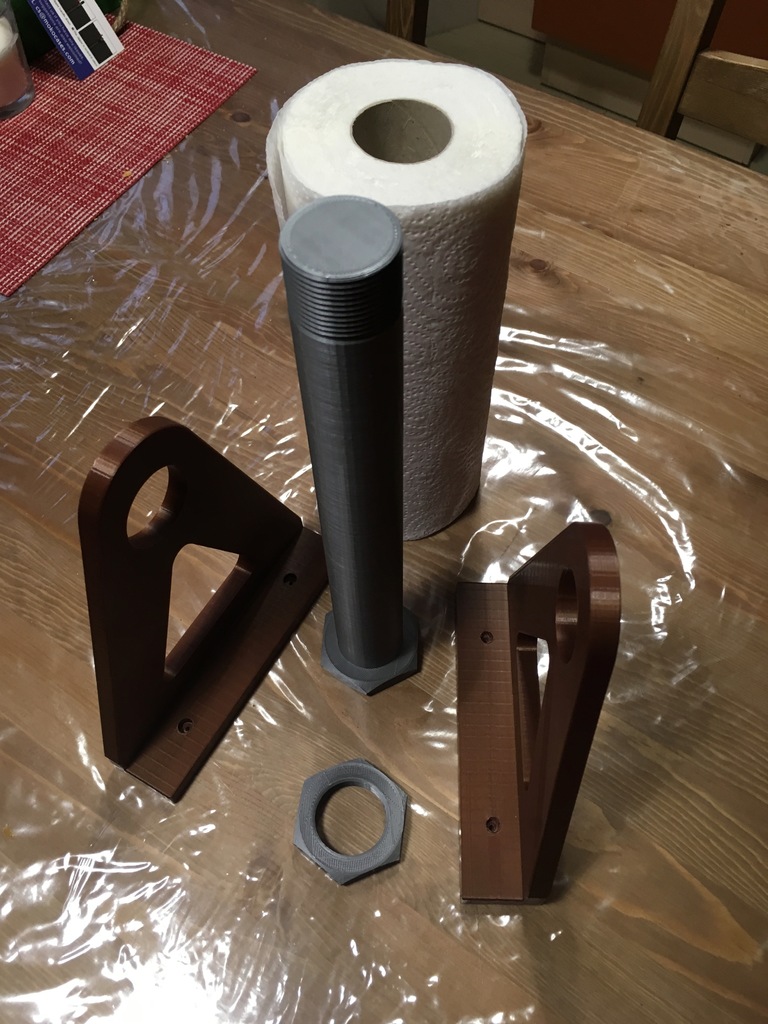 Kitchen Paper Roll Holder by juanc.cilleruelo Download free STL model
