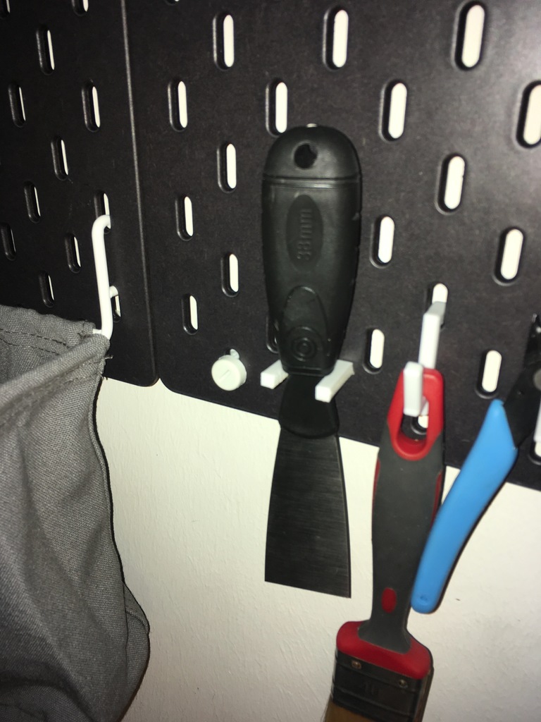 Ikea Skadis Hook for scraper