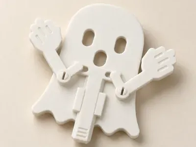 cute Halloween Peek a Boo moving Ghost