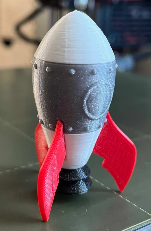 Space rocket by romcoromcoromco | Download free STL model | Printables.com