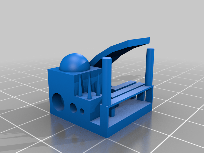 Nano Test Print - dimensions, overhangs, bridges, stringing and clearances