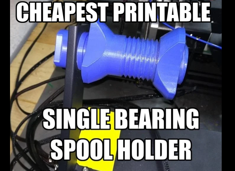 SINGLE BEARING SPOOL HOLDER w/ TIMELAPSE COVERS