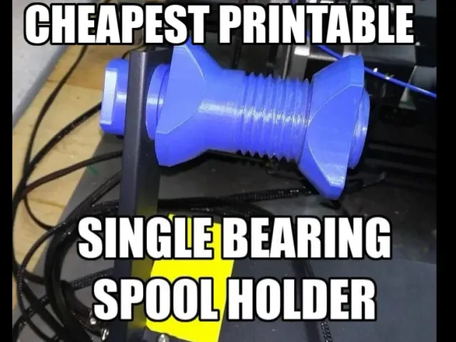 SINGLE BEARING SPOOL HOLDER w/ TIMELAPSE COVERS