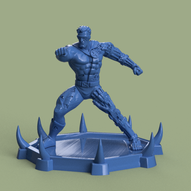 Cybernetic Visor Warrior