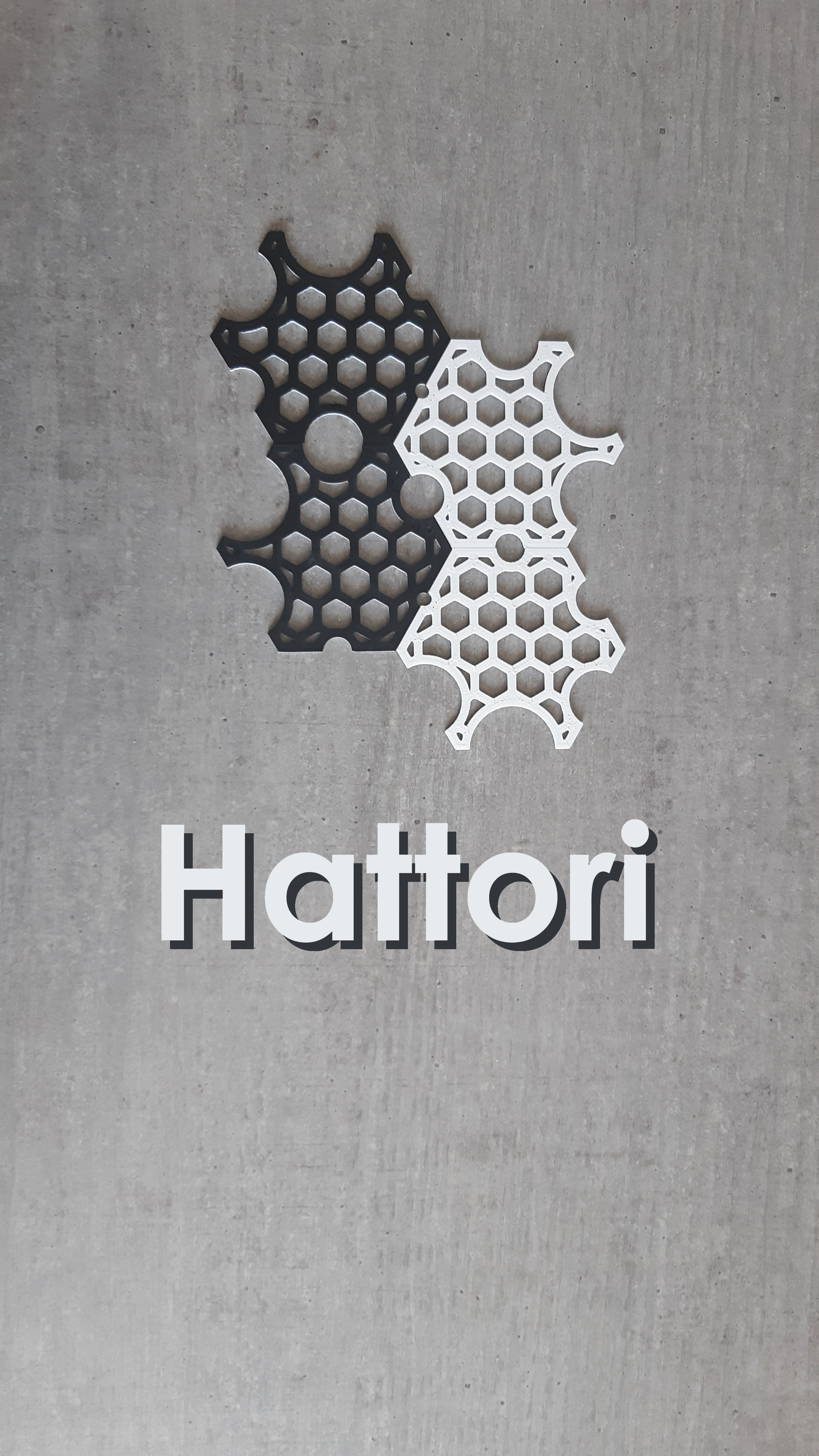 Miniatura 2 do modelo 3D Hattori - Hexagonal Puzzle game