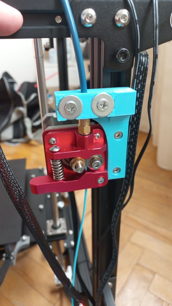 Ender 5 bowden tube holder