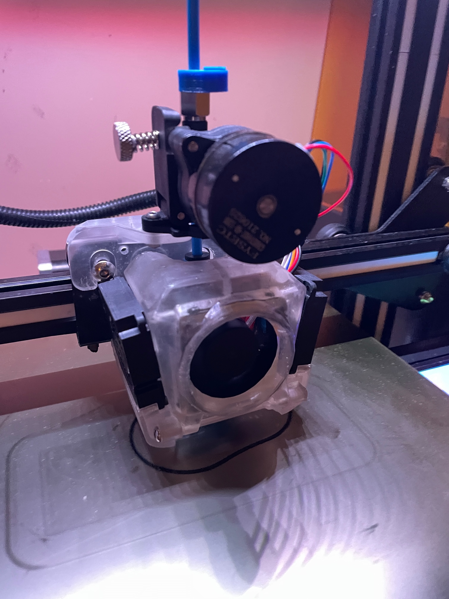 Direct Drive Ender 3 Orbiter Extruder Mount and Dual Blower Shroud