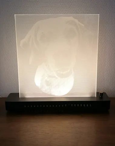 Lamp light sheet holder