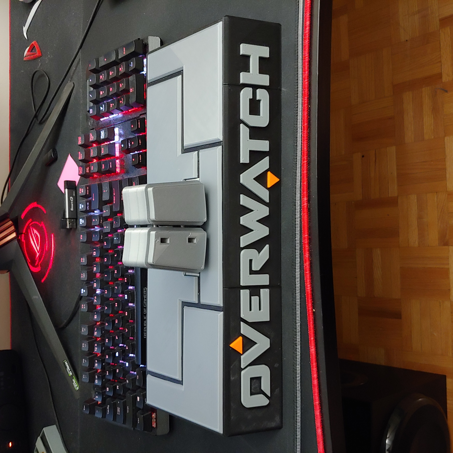 Miniatura 5 do modelo 3D Overwatch custom Clock