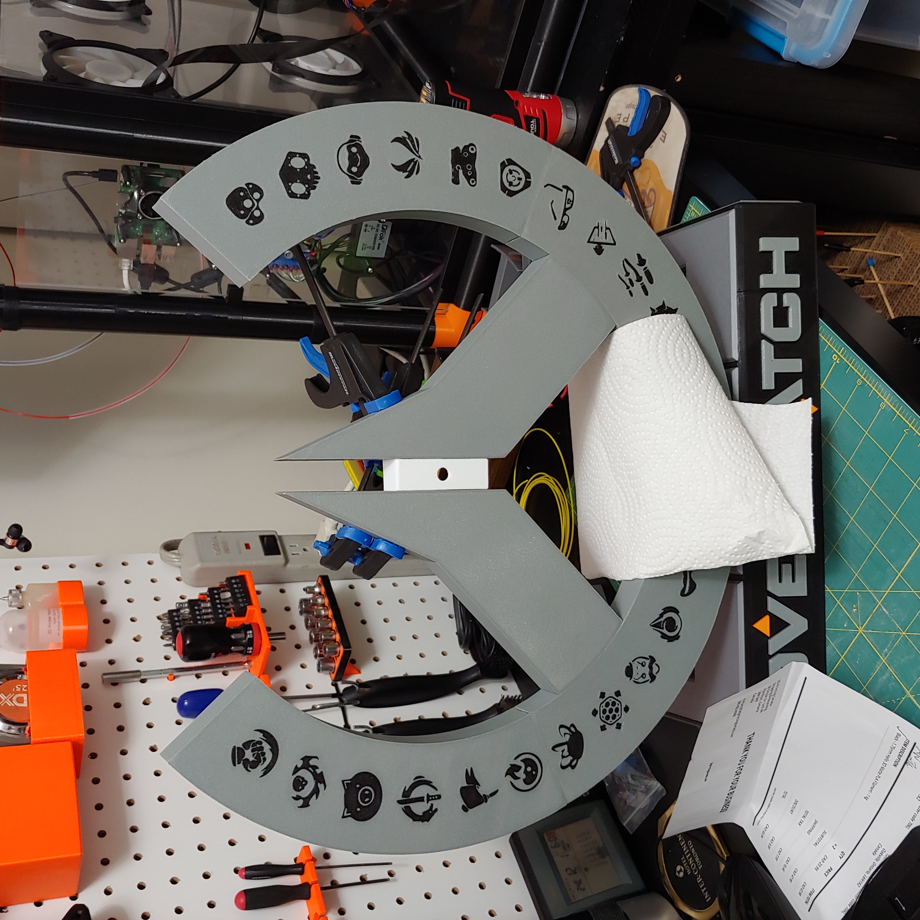 Miniatura 6 do modelo 3D Overwatch custom Clock