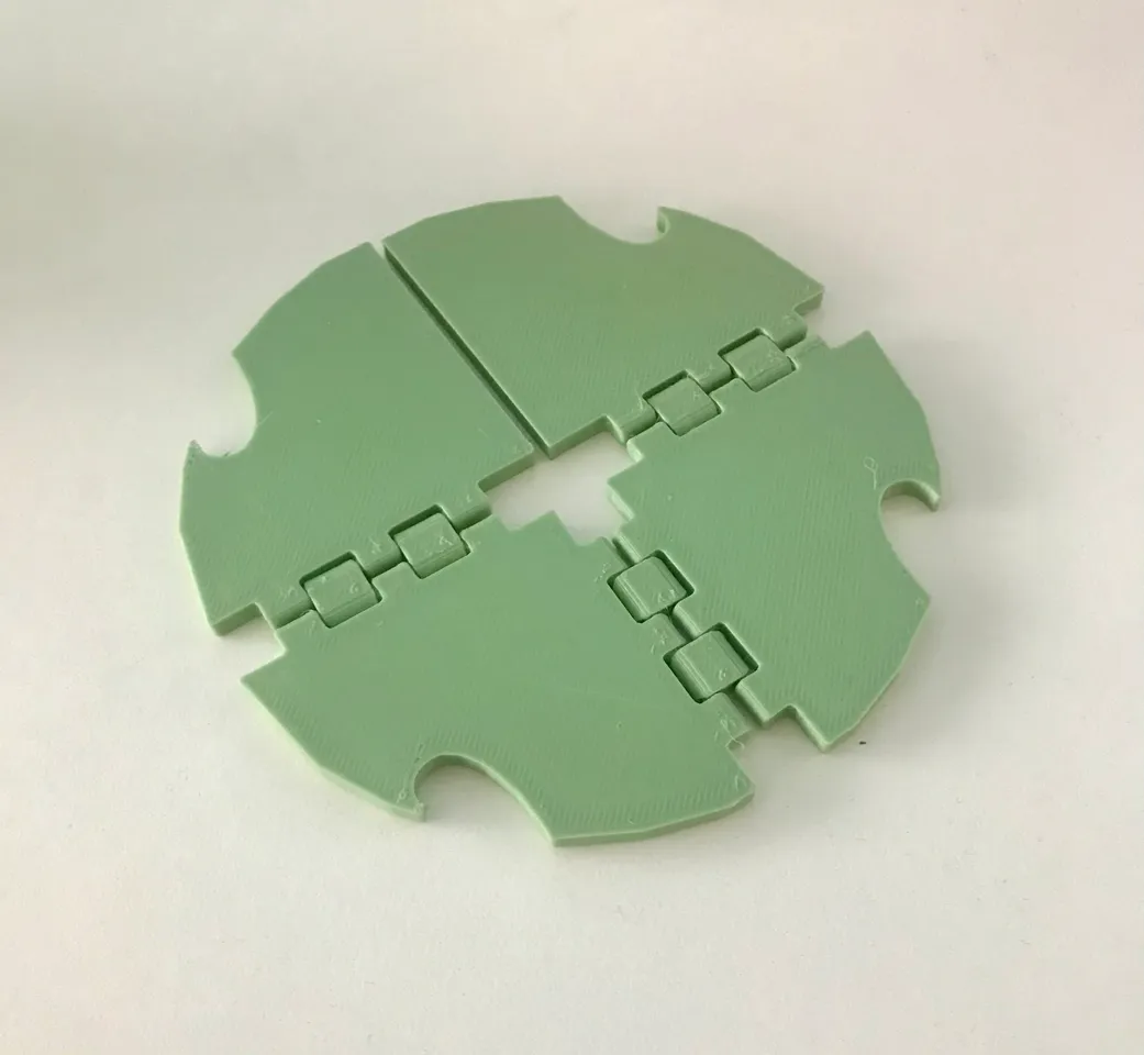 Foldable coaster with bottle opener by Endik007 | Download free