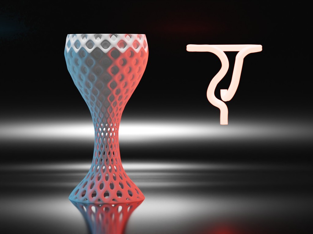 Miniatura 6 do modelo 3D Pythagoras / Greedy cup