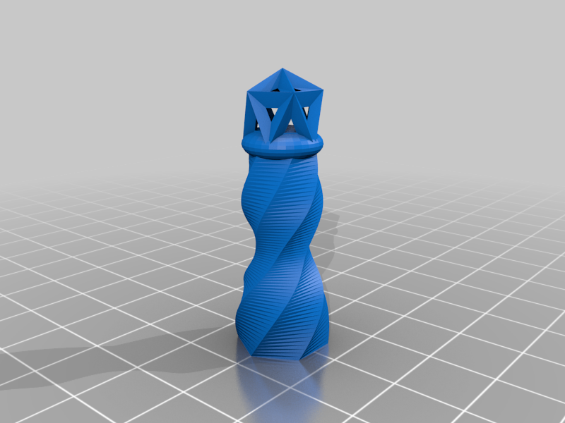 Miniatura 11 do modelo 3D Hexagonal chess set