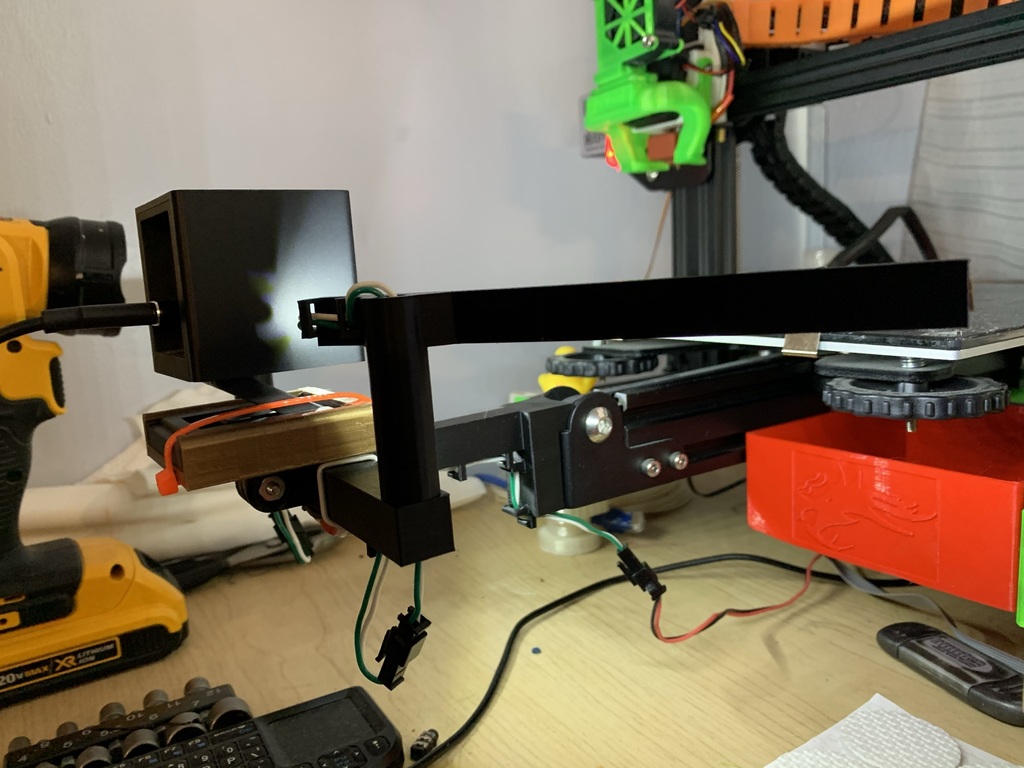 Ender 3 Modular mount for Camera w/ LED Mounts by