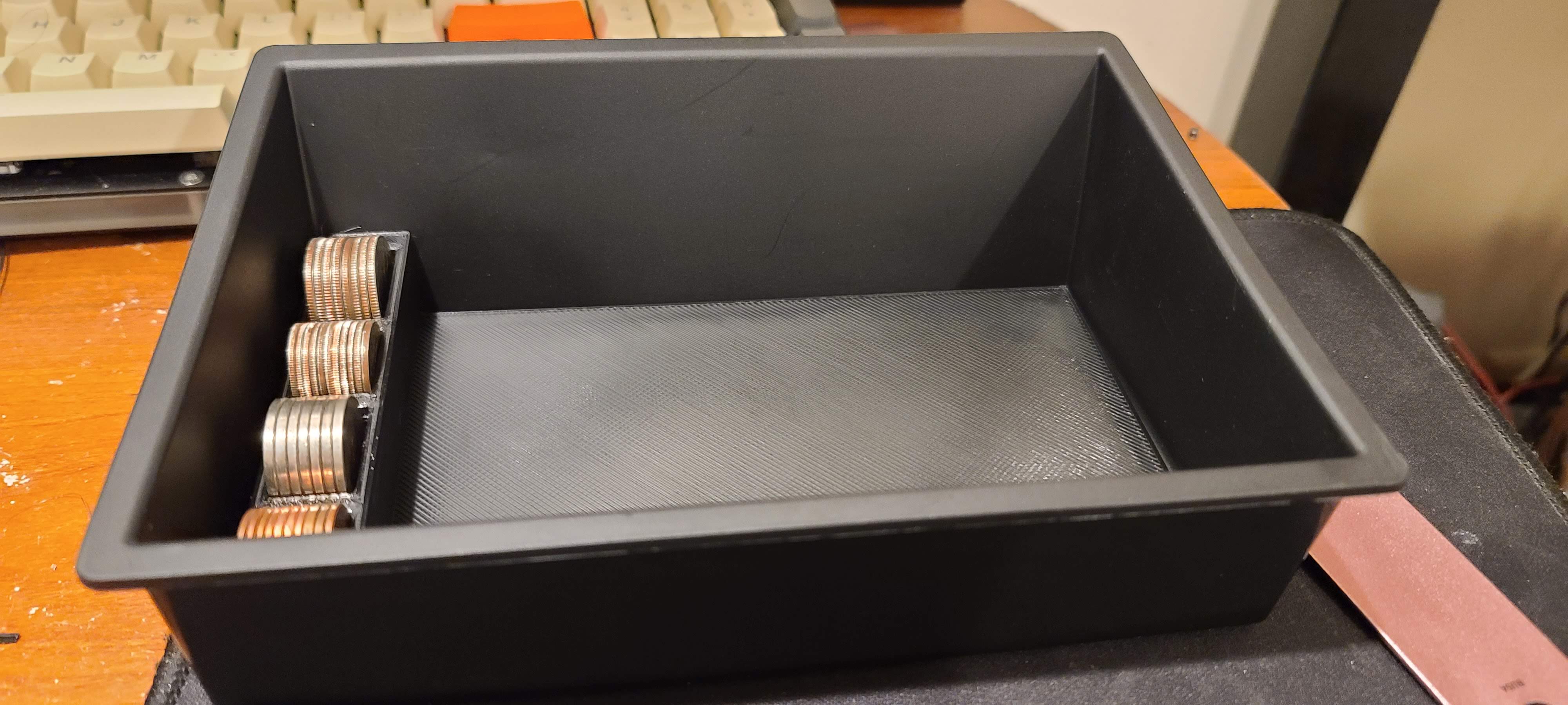 Hyundai Santa Fe center console coin holder