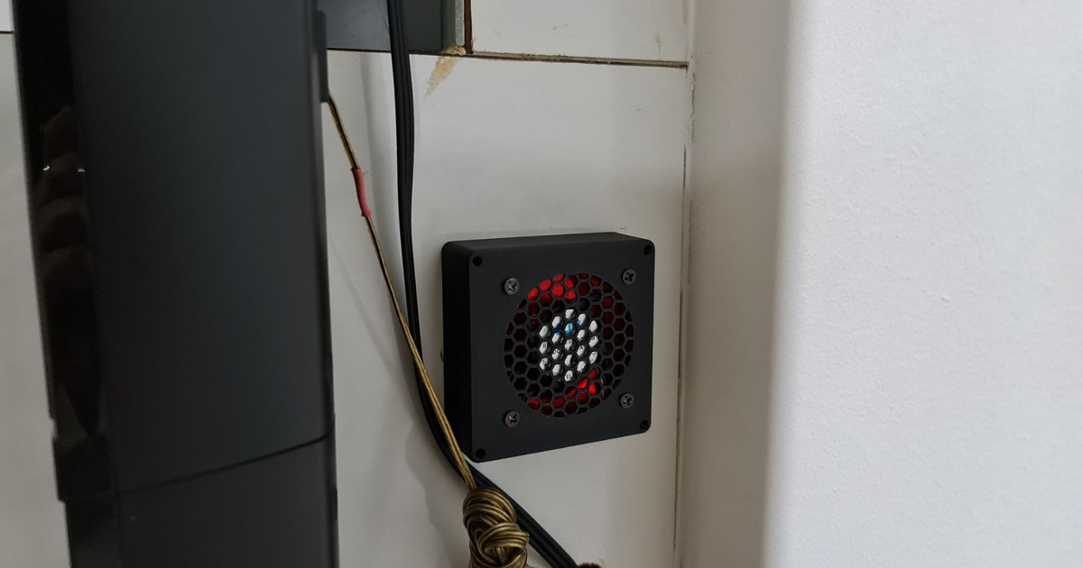 External Exhaust Fan Shroud 60x25x80mm by Nazar78 Download free STL