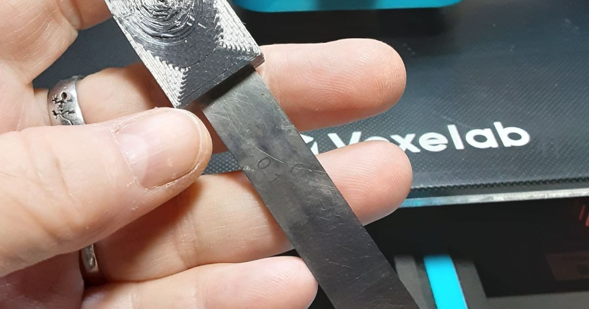 Feeler Gauge Holder by mszoomy Download free STL model