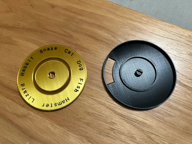 Customizable Rotating Drink Coaster