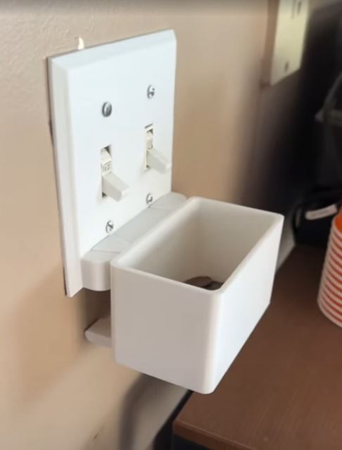 Light Switch Cover with Basket