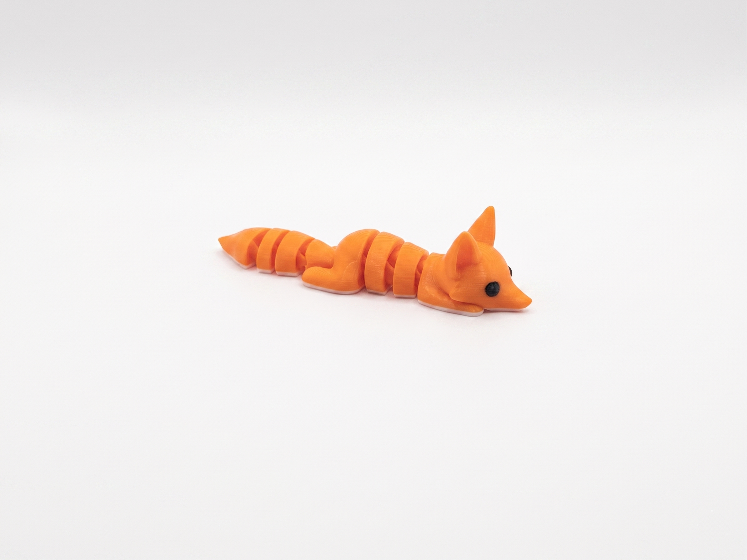 Miniatura 2 do modelo 3D Cute Flexi Fox + Keychain
