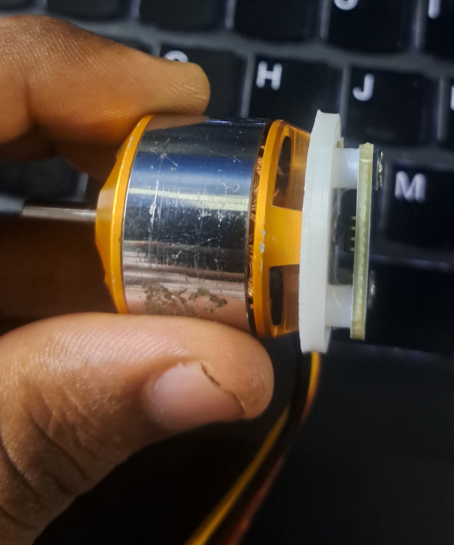 A2122 Motor with Hall effect Attachment (For Feedback Loop and No need Additional screws)