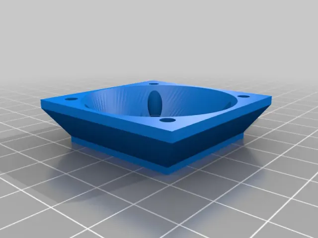 Fan adapter E3D v6 30 to 40mm, Thicker Walls
