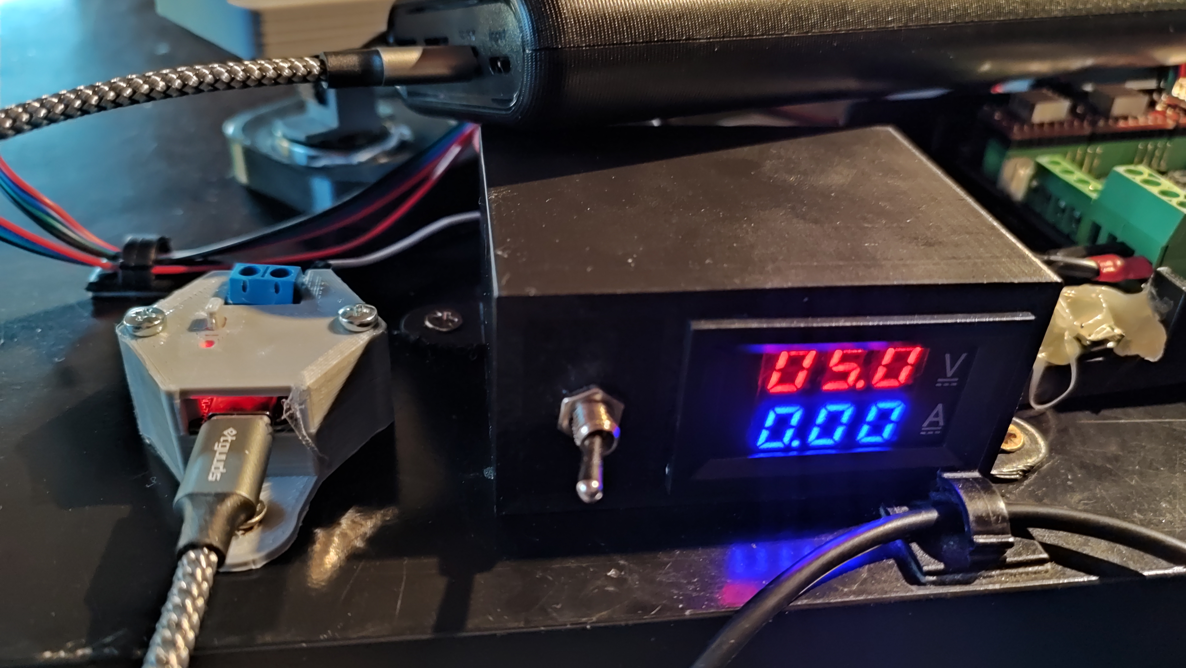 Case for  Amperemeter Voltmeter Multimeter and a toggle switch