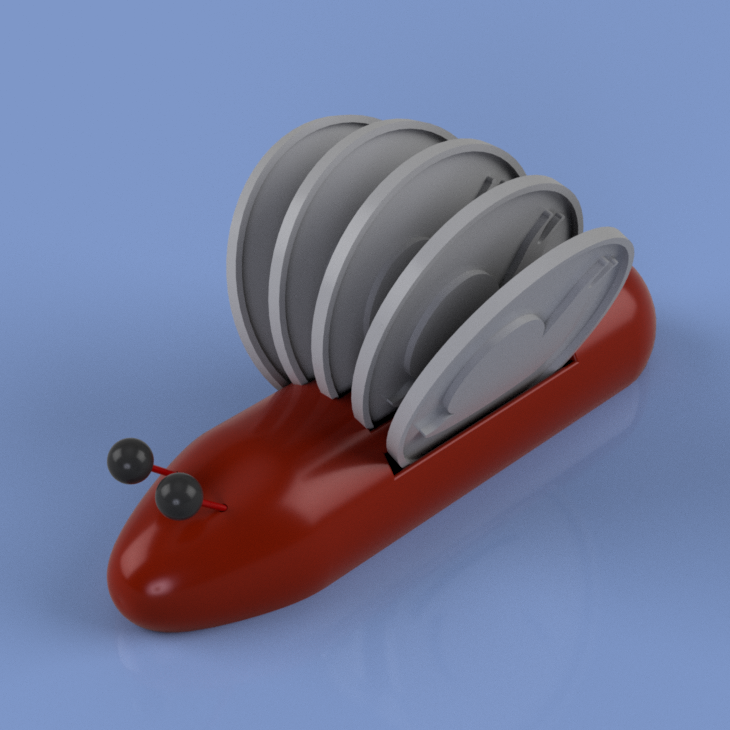 Slug Coaster Holder (with Animal Coasters)