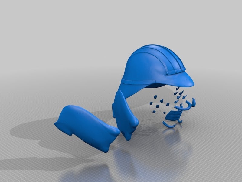Star Wars Lando Calrissian Helmet por Jace1969 | Descargar modelo STL ...