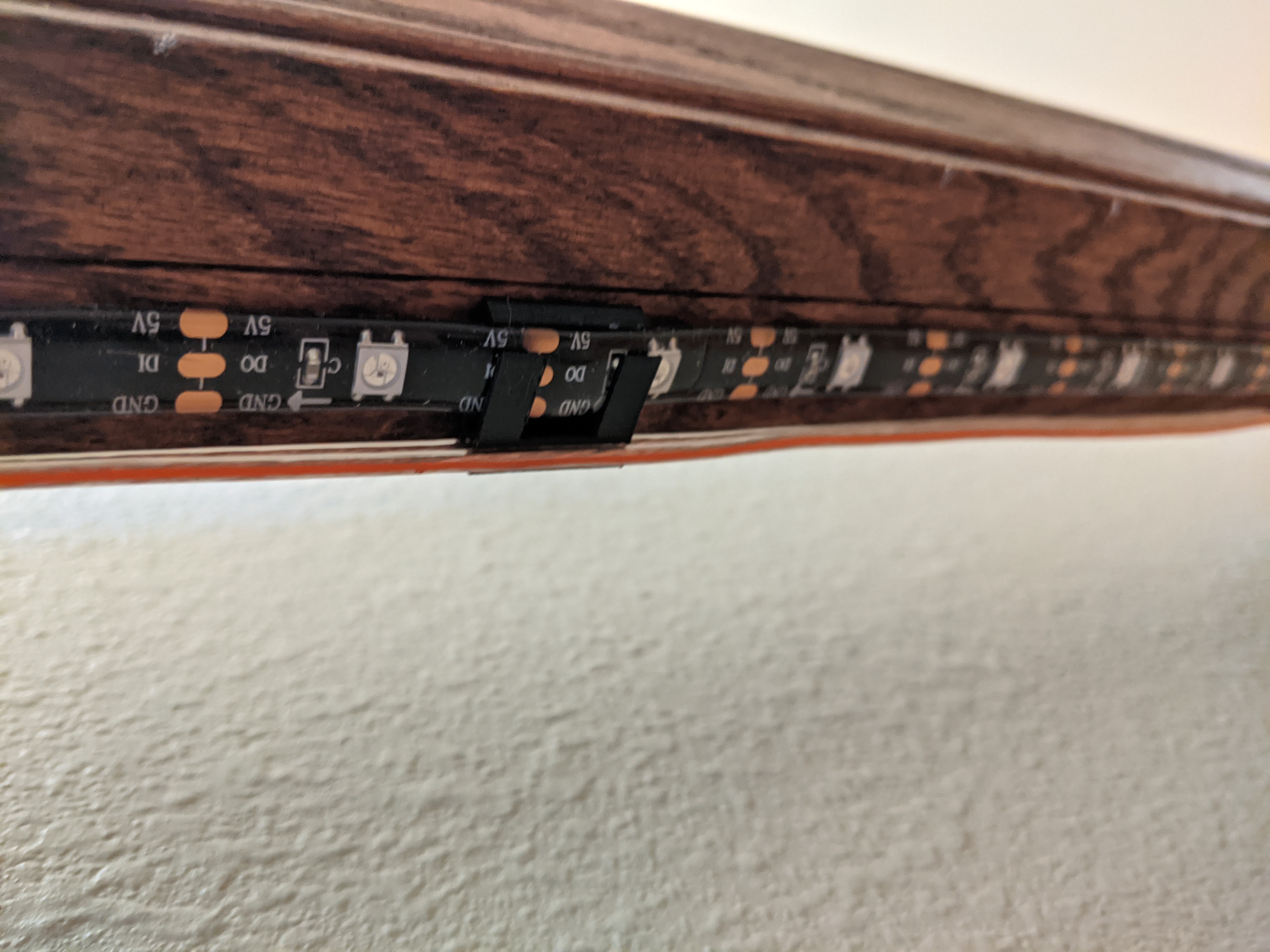 LED Strip and Power Wire Clip