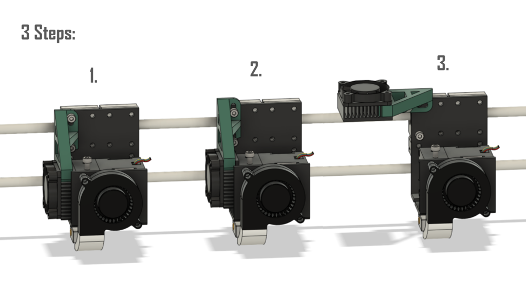 Anet A8 extruder access mod (preserving Heatsink)
