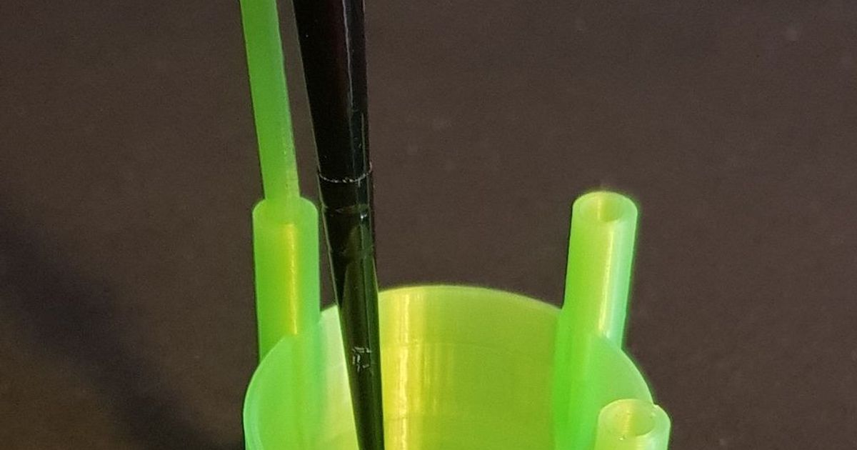 Paint Brush Cleaner by Evilworm Download free STL model