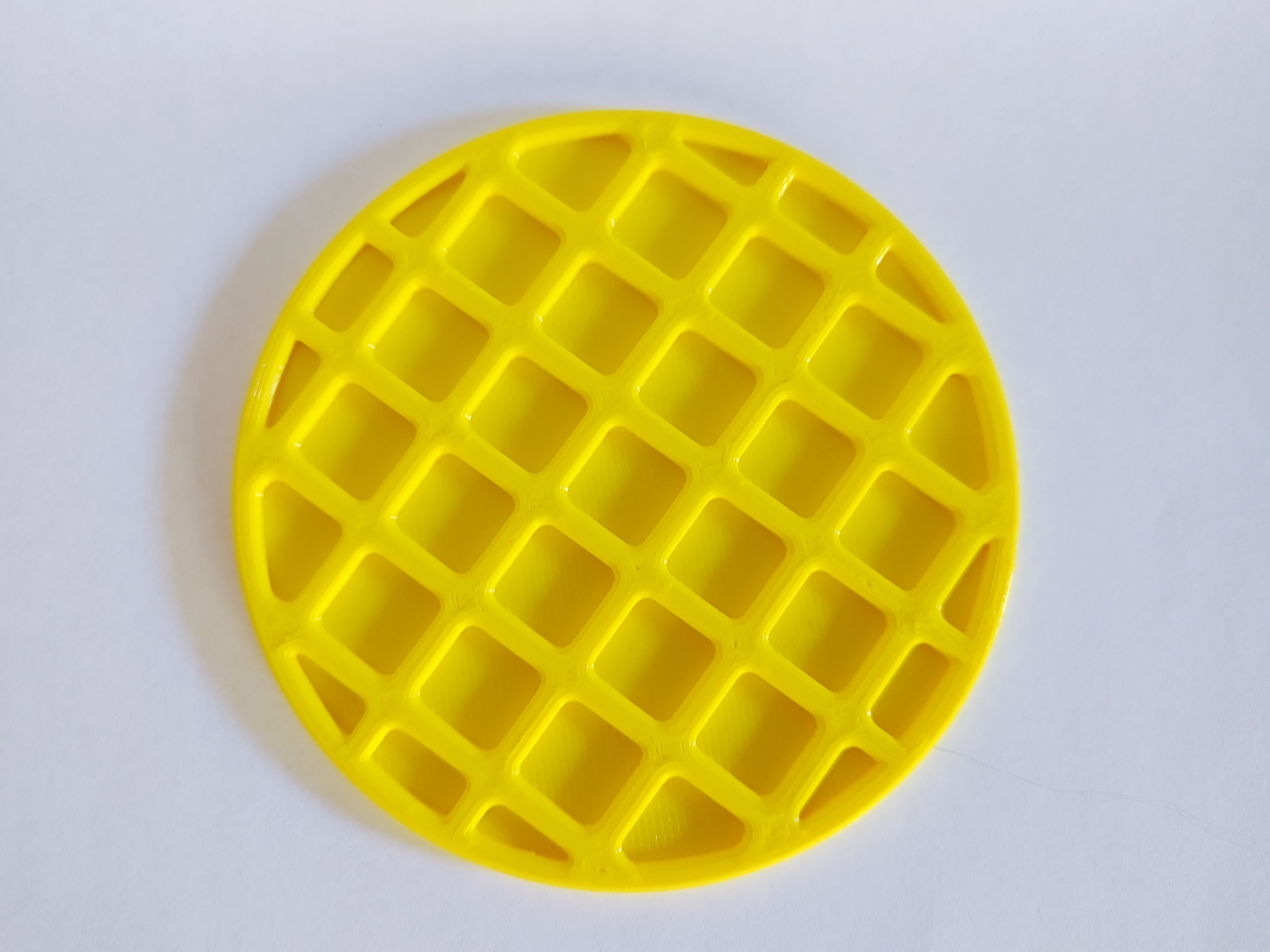 Waffle coaster