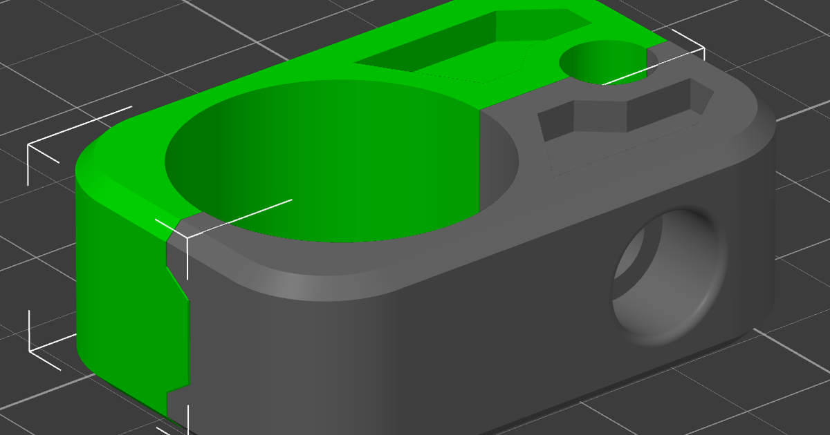 CableBowden Clamp by MS_Manufacturing Download free STL model