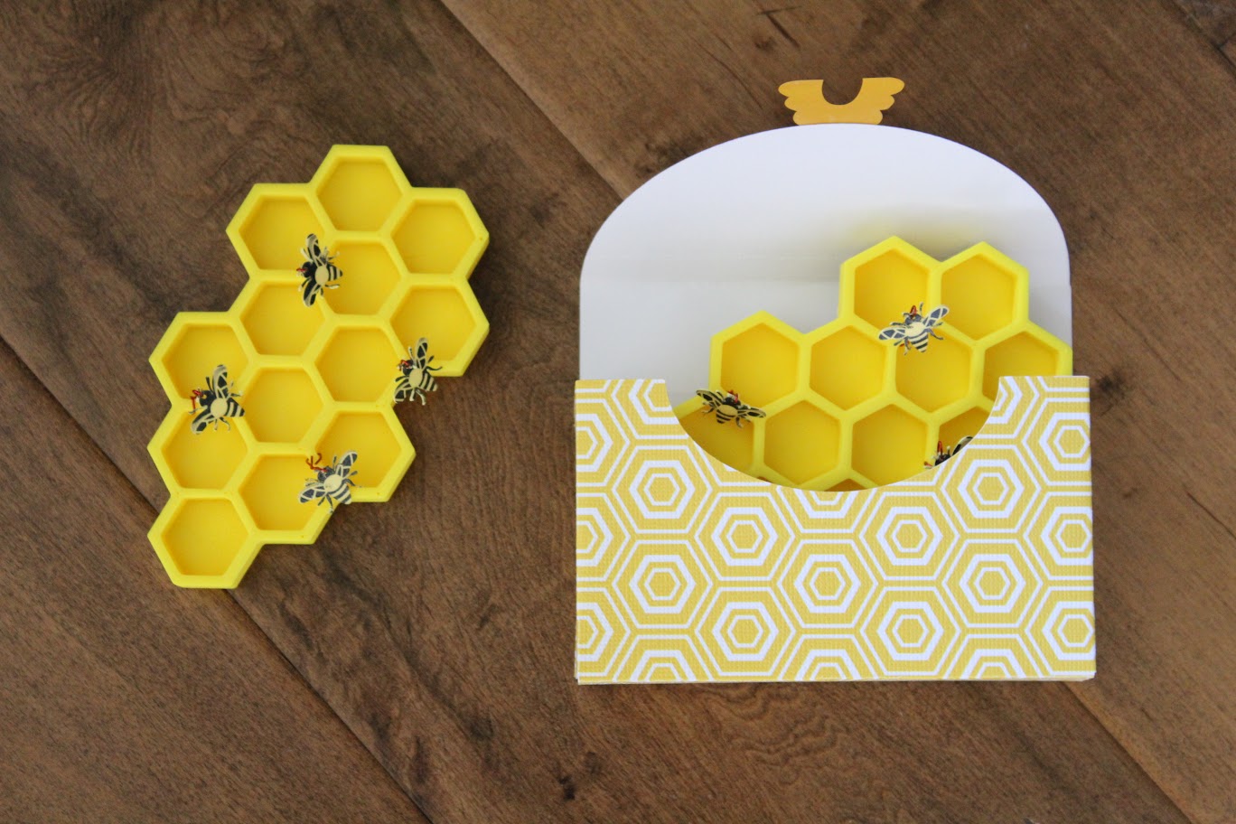Honeycomb Bee Invite