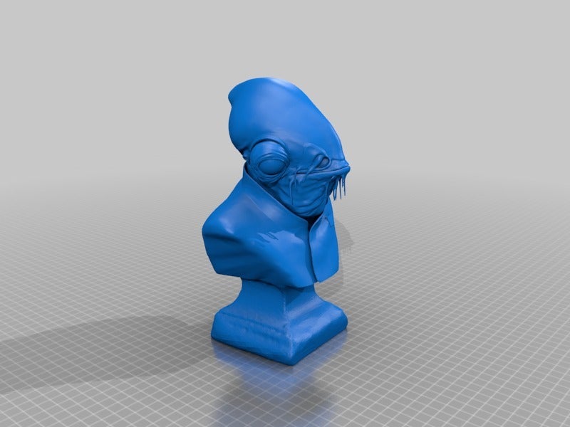 SW Admiral Ackbar Bust / Head and Body