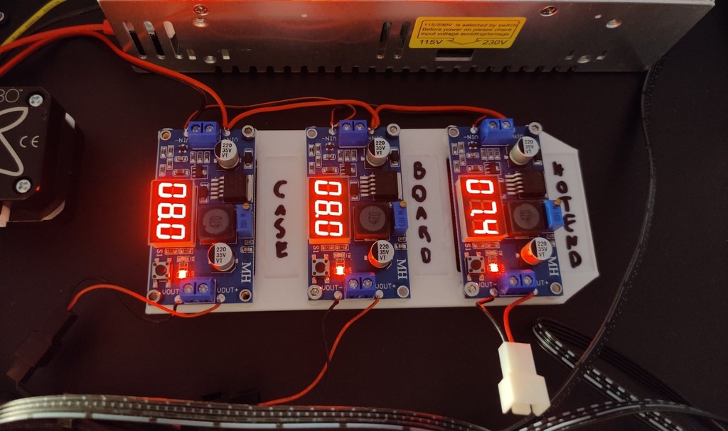 LM2596 with LED Display Mount
