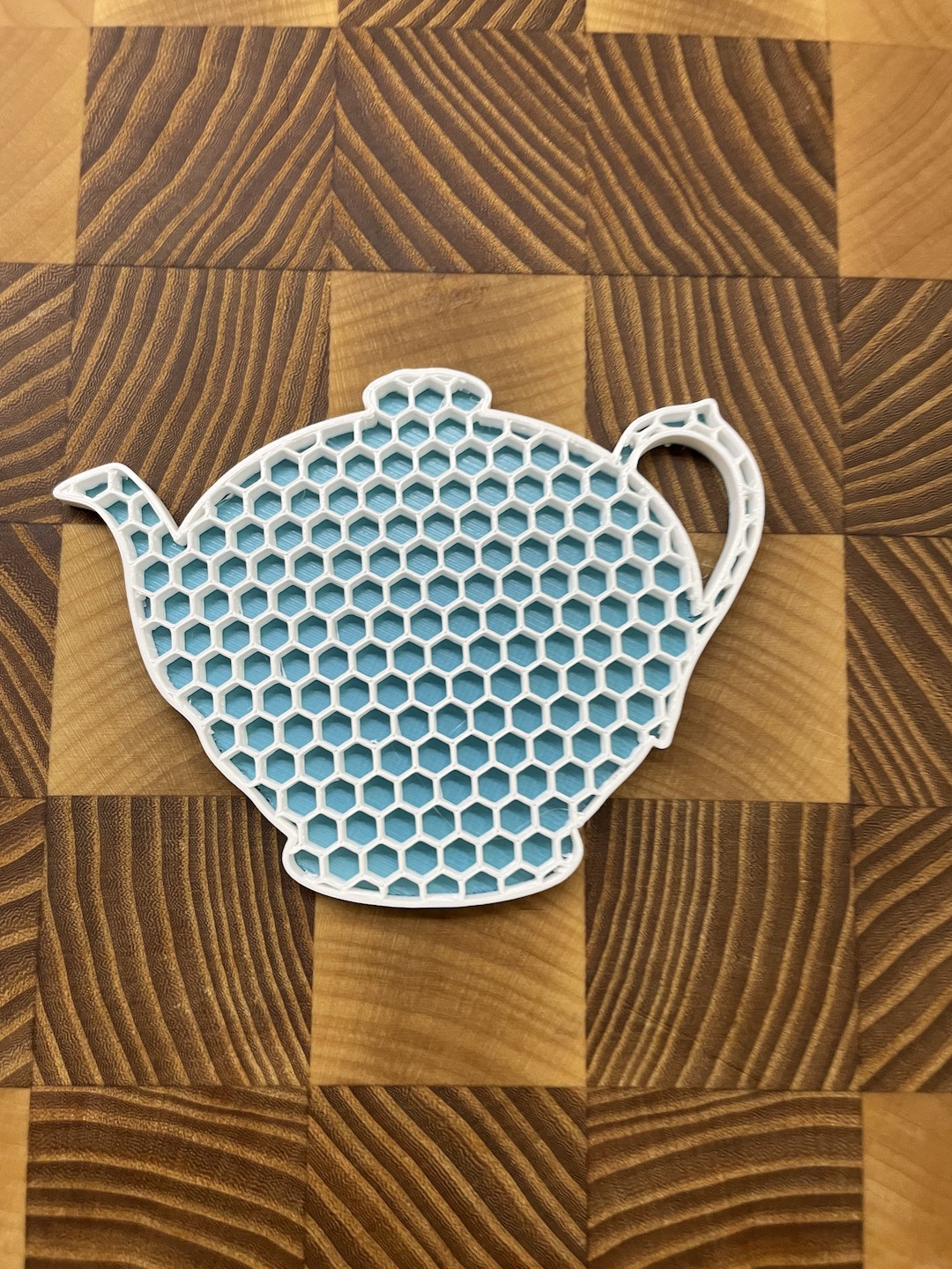 Teapot Coaster w Honeycomb Infill