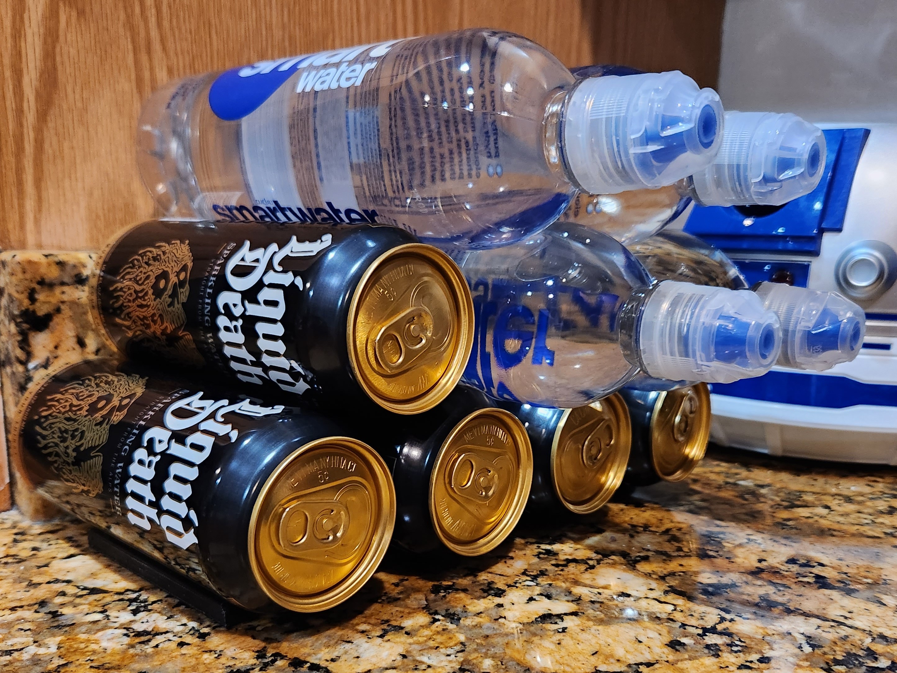 Bottle / Can / Wine / Beer Stacking Mat for fridge by Kraemer Download free STL model