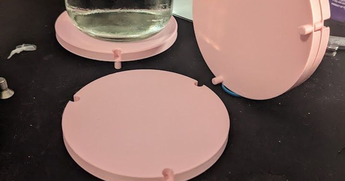 Interlocking Coasters by smiggyballs | Download free STL model ...