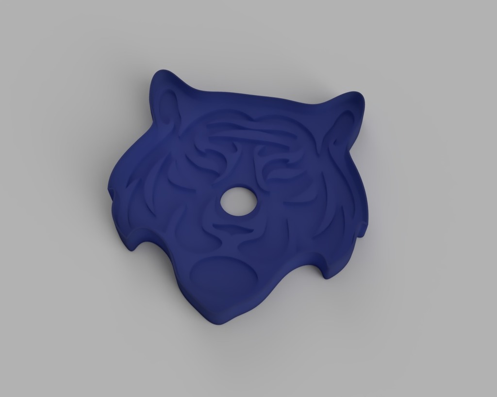 Tiger Cookie Cutter / Stamp (80 x 85mm)